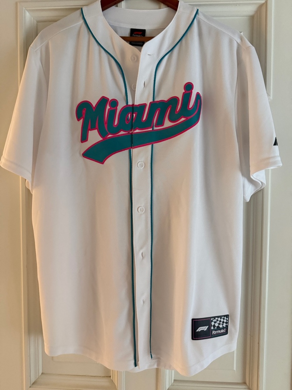 Formula 1 Miami Franchise Baseball Jersey